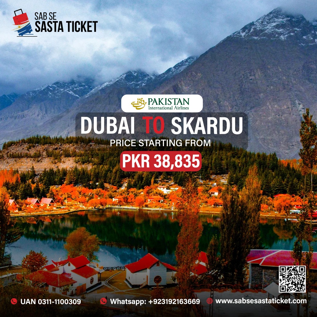 7 Days Tour from Dubai to Skardu Pakistan